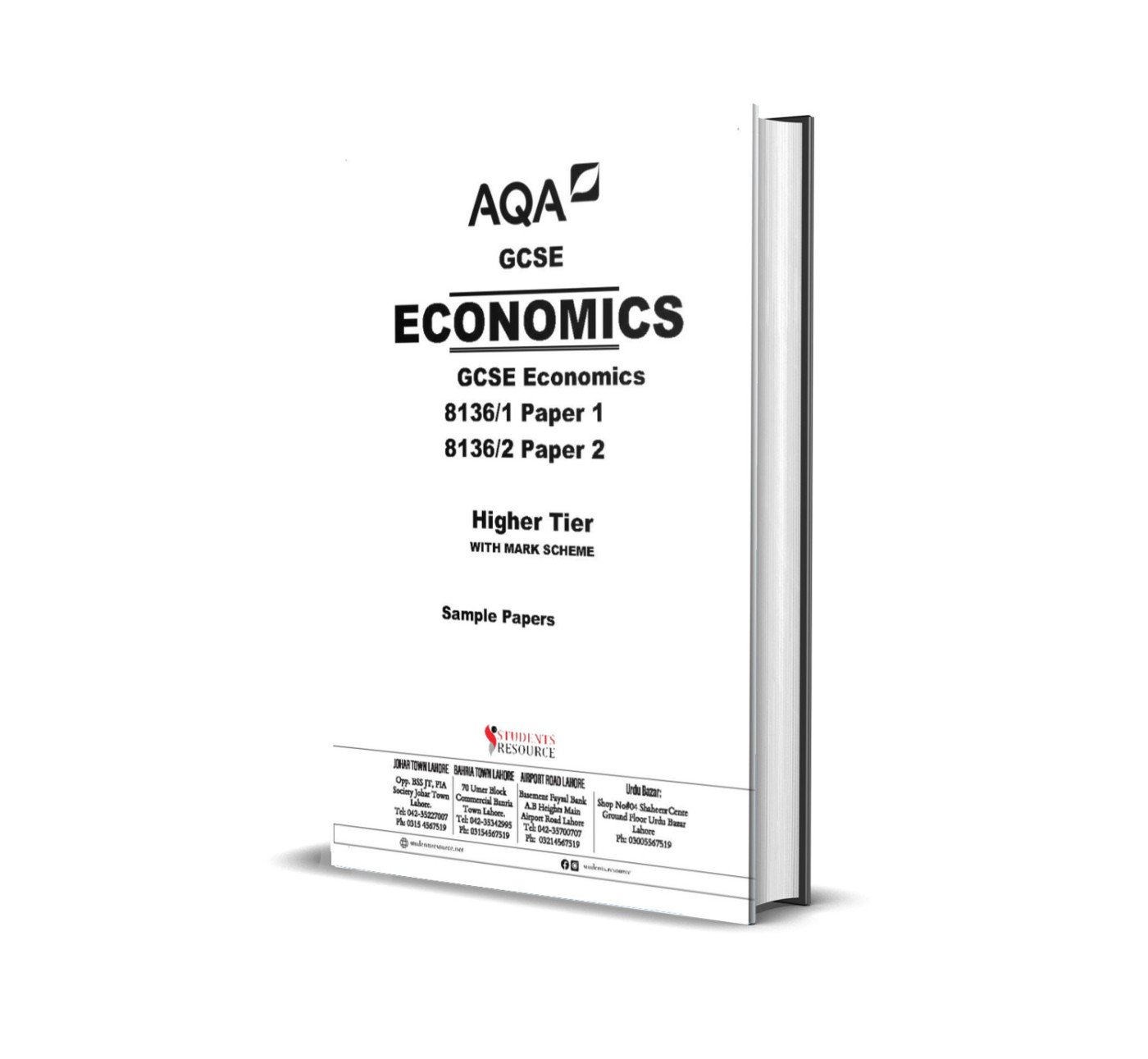 AQA GCSE Economics 8136/1-8136/2 Paper 1 & 2 | Higher Tier | with Mark Scheme
