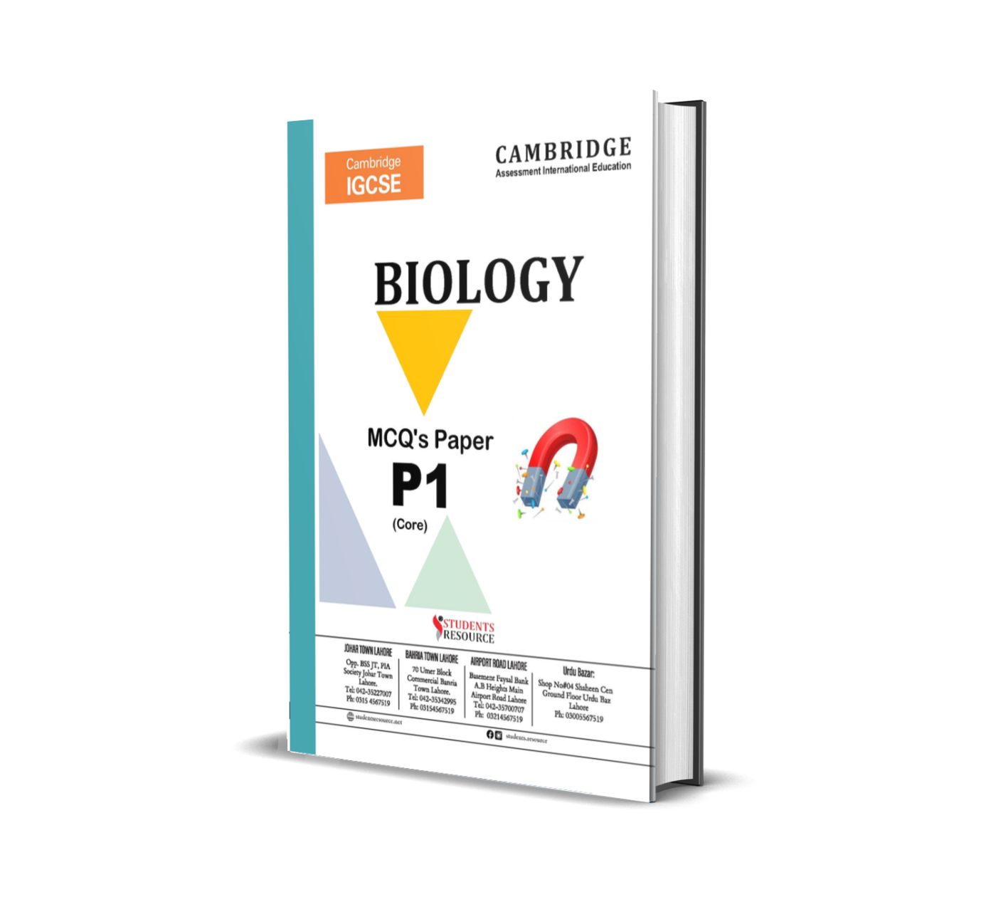 IGCSE Biology 0610 Paper 1 Yearly | 2021-2025 | Ring Bind | All Variants