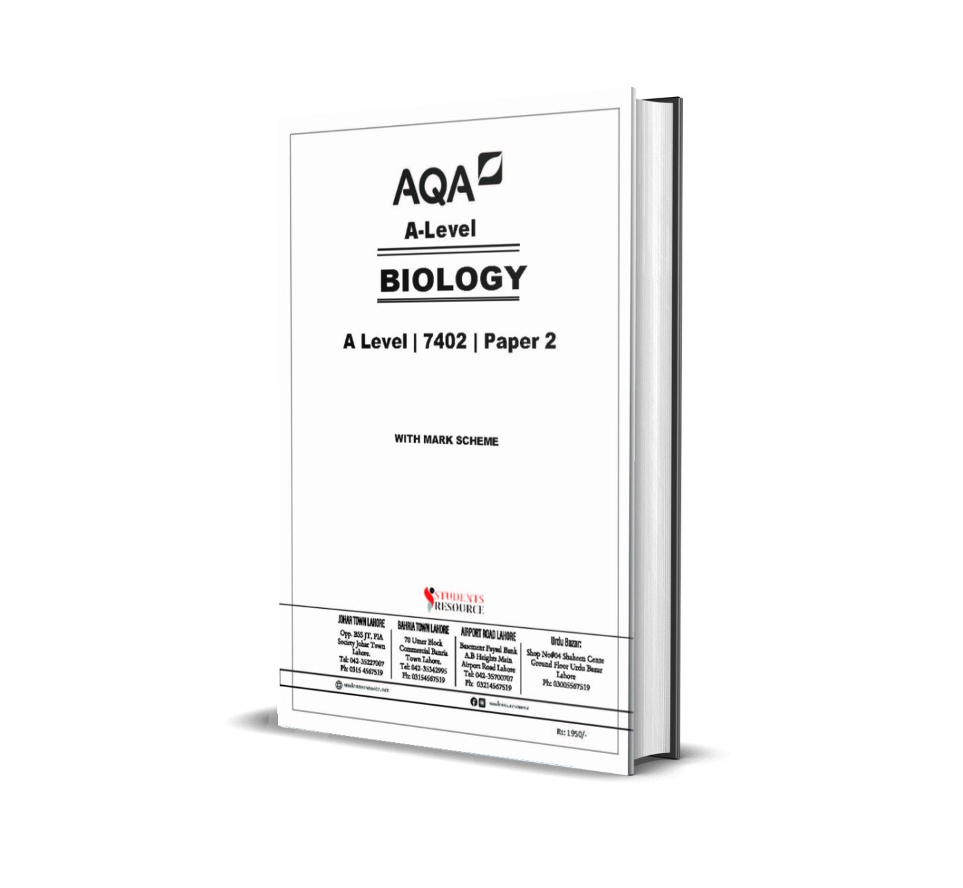 AQA A Level Biology 7402 Paper 2 | 2021-2025 | with Mark Scheme