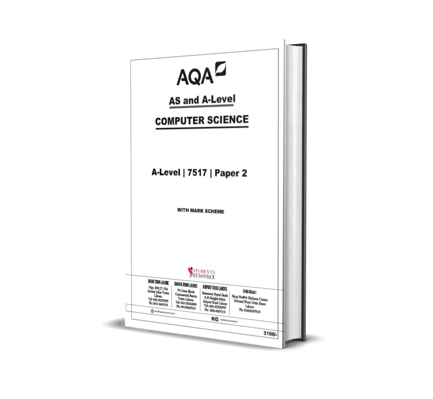 AQA A Level Computer Science 7517 Paper 2 | 2017-2024 | with Mark Scheme