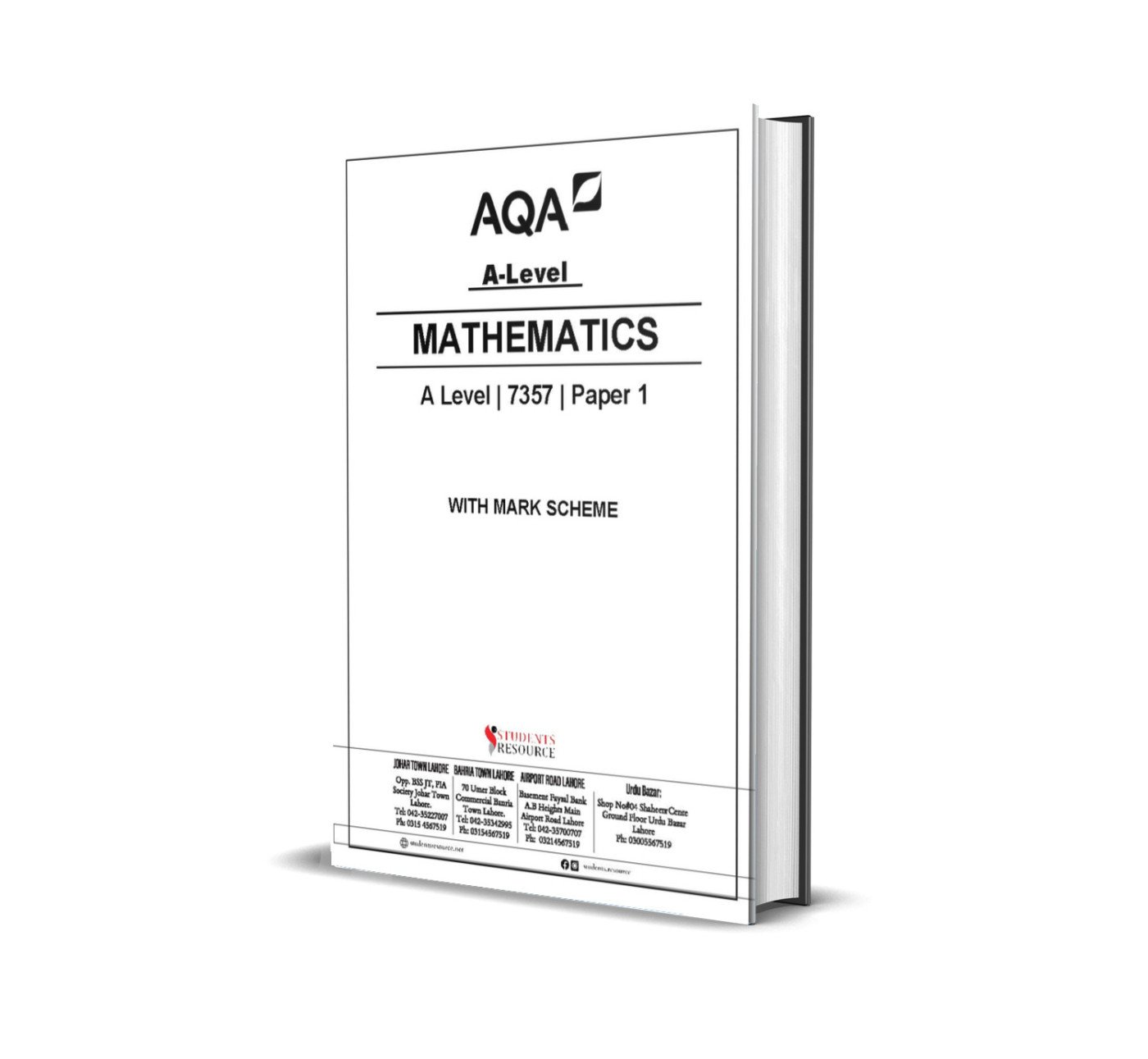 AQA A Level Mathematics 7357 Paper 1 | 2020-2024 | with Mark Scheme
