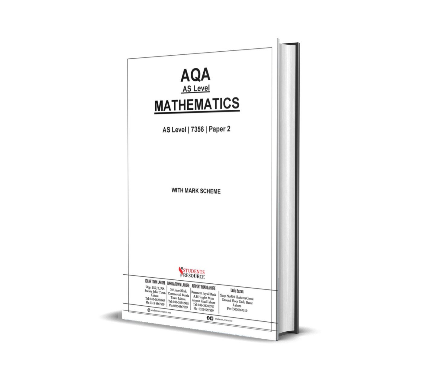 AQA AS Level Mathematics 7356 Paper 2 | 2020-2024 | with Mark Scheme