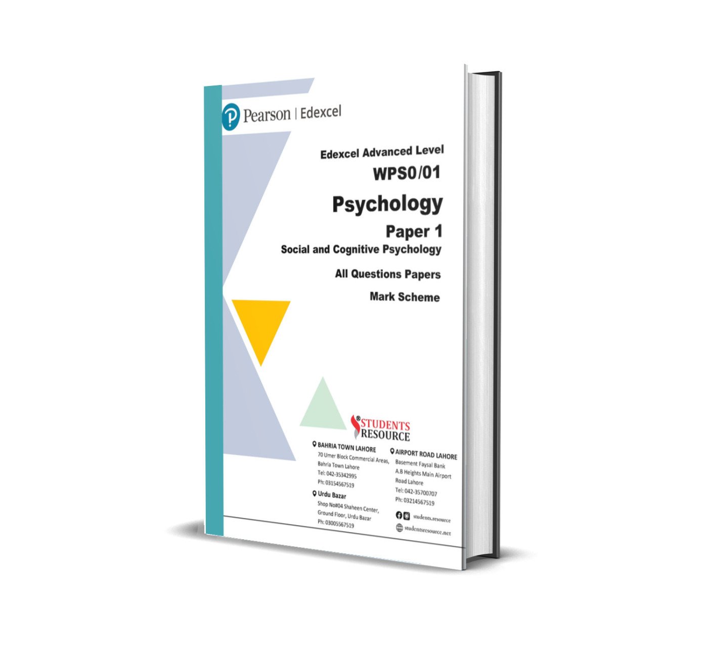 IAL Psychology P1 | WPS0/01| 2021-2026 | Mark Scheme | Ring Bind