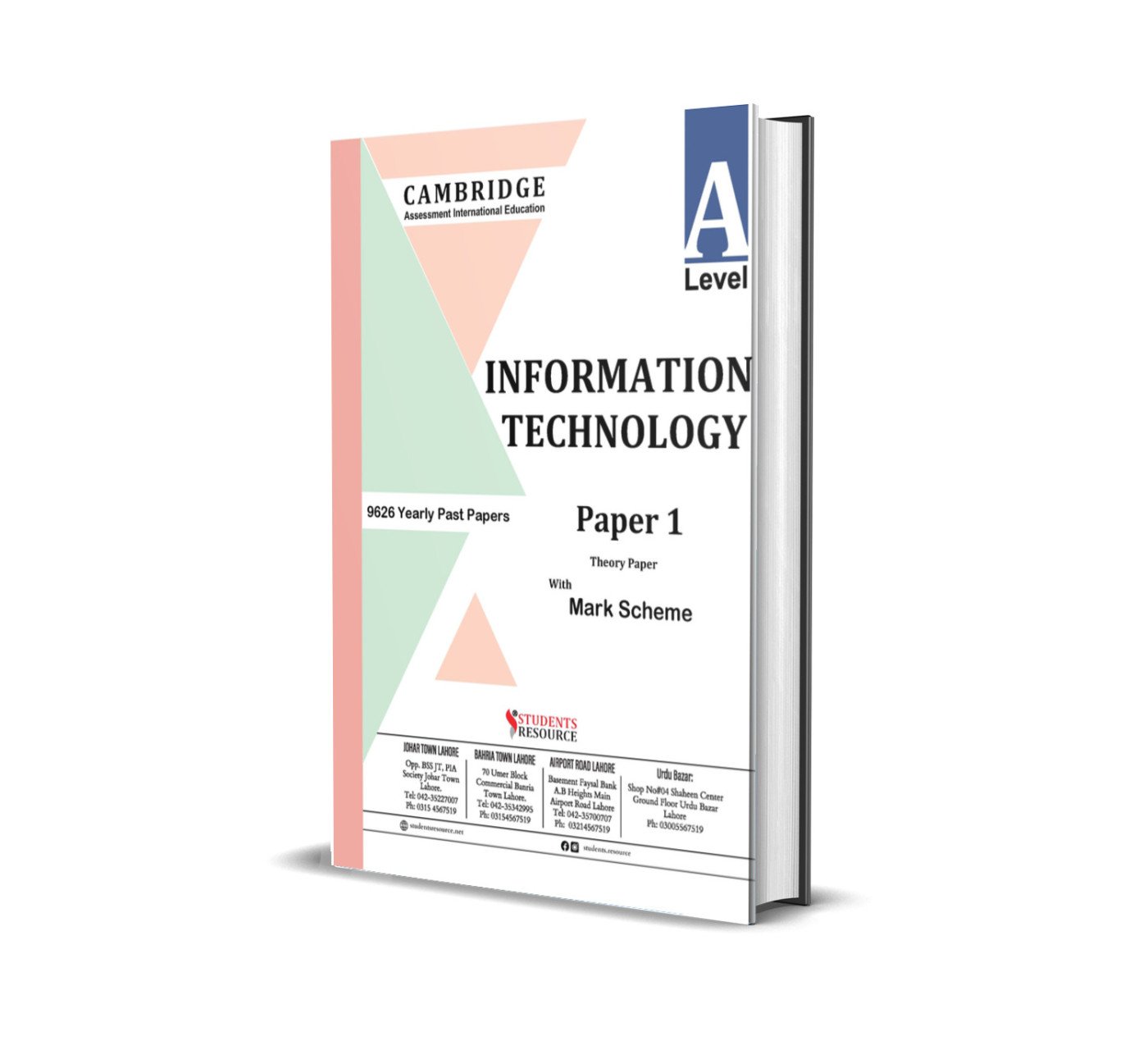 A Level IT Information Technology 9626 P1 | 2021-2025 | Ring Bind | Mark Scheme