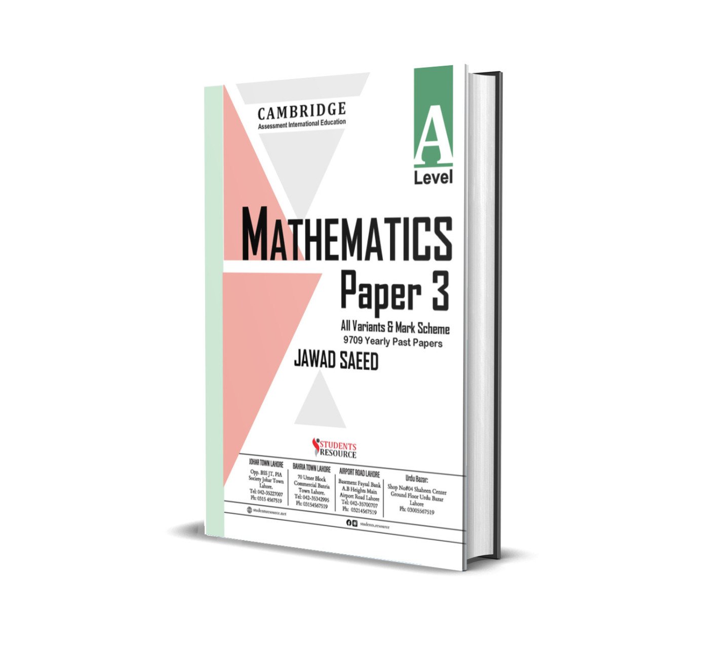 A Level Mathematics 9709 Paper 3 (Pure-3) Yearly | 2021-2025 | Ring Bind | Mark Scheme