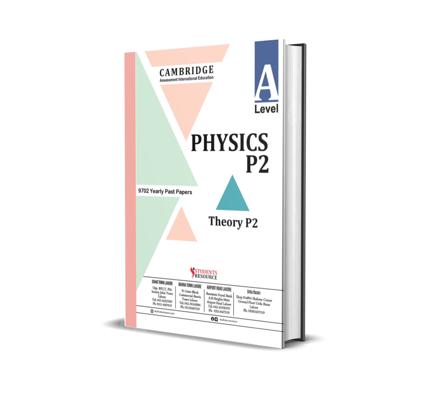 A Level Physics 9702 Paper 2 Yearly | 2021-2025 | Ring Bind | Mark Scheme