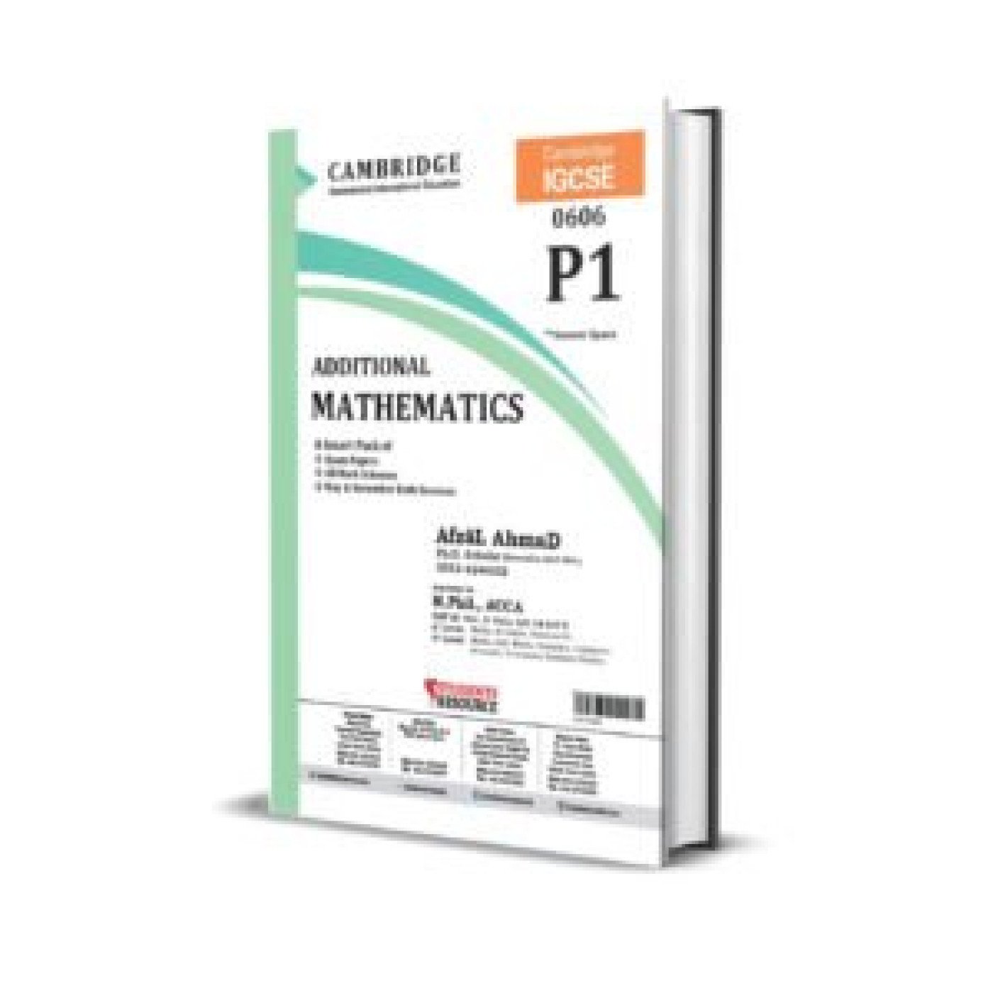 IGCSE Mathematics Additional 0606 Paper 1 Yearly | 2021-2025 | Ring Bind | All Variants