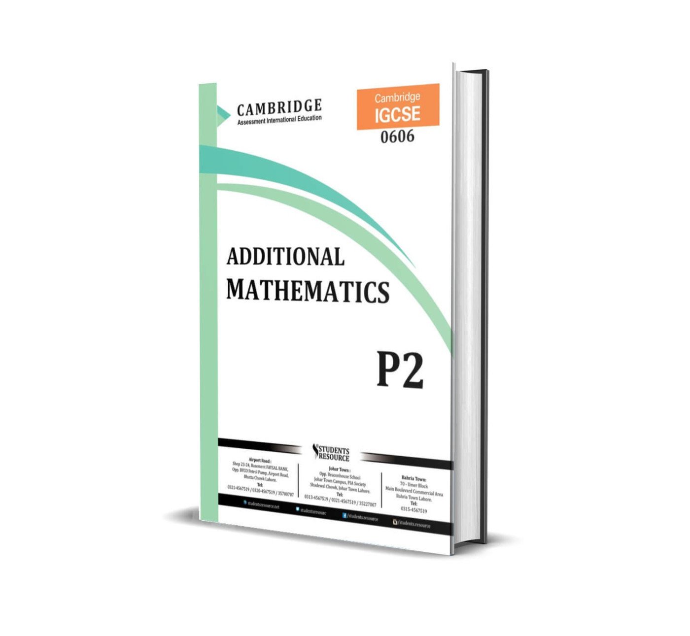 IGCSE Mathematics Additional 0606 Paper 2 Yearly | 2021-2025 | Ring Bind | All Variants