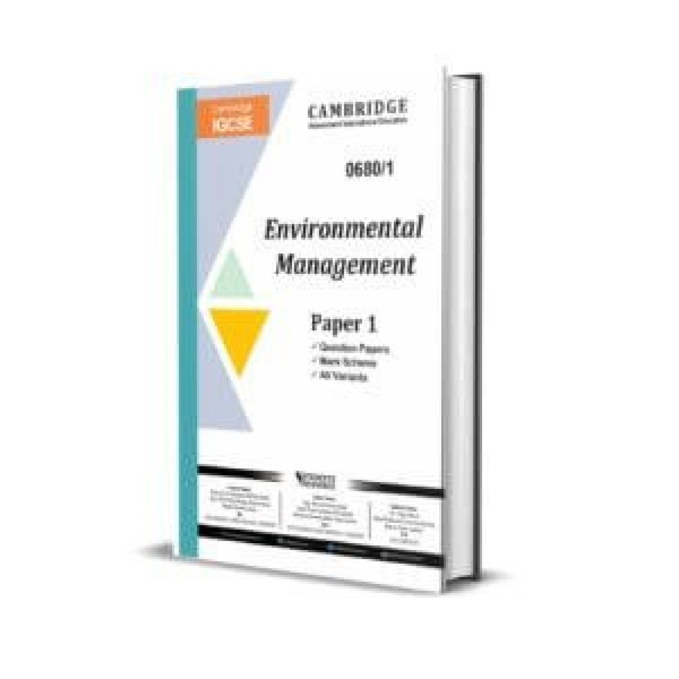 IGCSE Environmental Management 0680 Paper 1 Yearly | 2021-2025 | All Variants | Ring Bind