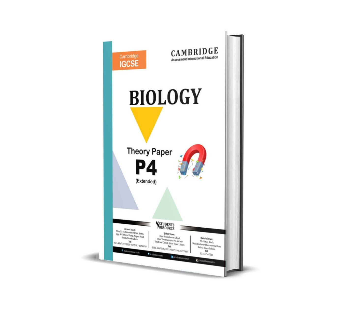 IGCSE Biology 0610 Paper 4 Yearly | 2021-2025 | Ring Bind | All Variants