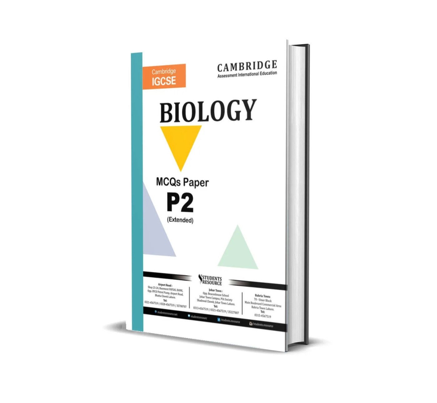 IGCSE Biology 0610 Paper 2 Yearly | 2021-2025 | Ring Bind | All Variants