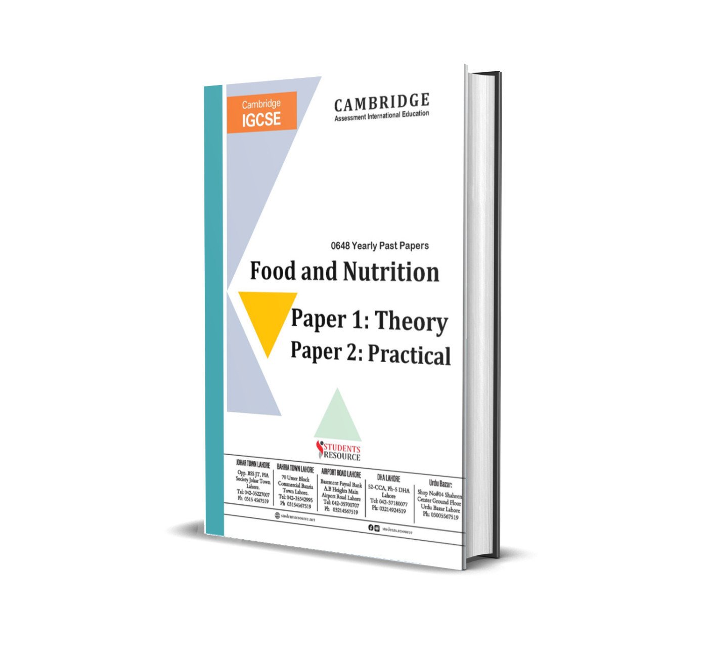 IGCSE Food & Nutrition 0648 Paper 1 & 2 | 2019-2024 | Ring Bind | New Syllabus
