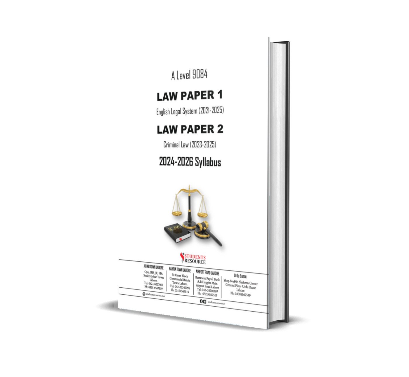 A Level Law 9084 Paper 1 & Paper 2 Yearly | 2021-2025 | Ring Bind | Answer Keys
