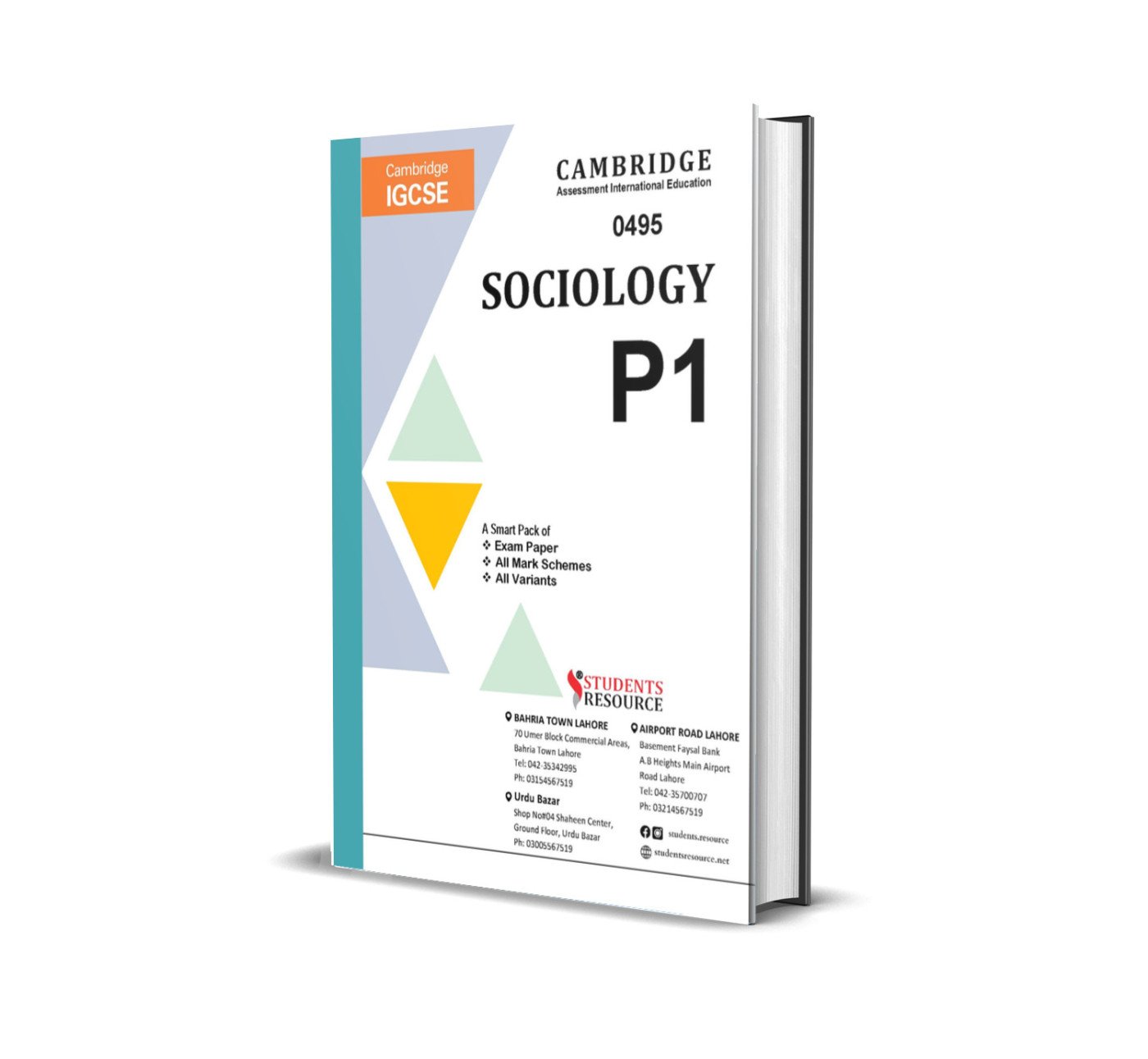 IGCSE Sociology 0495 Paper 1 Yearly | 2020-2024 | Ring Bind |