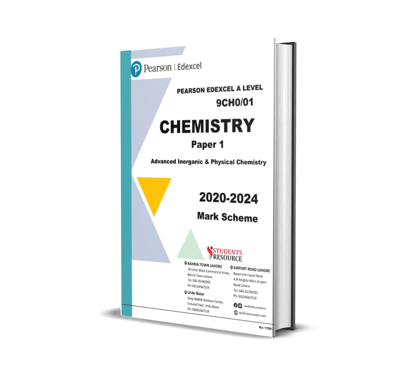 A Level Chemistry  Paper 1 | 9CH0/01 | 2020-2024 | Mark Scheme | Ring Bind