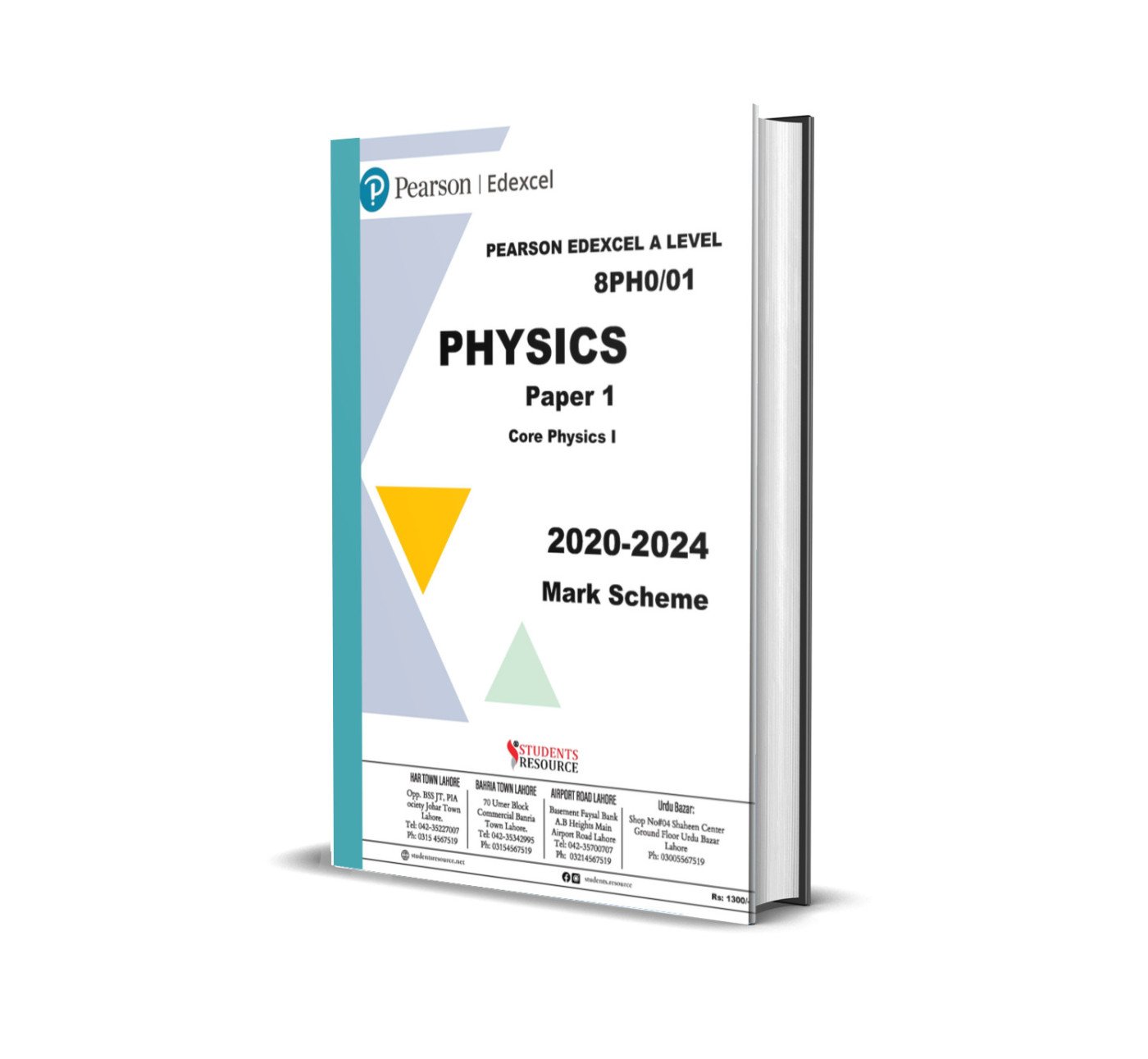 A Level Physics Paper 1 | 8PH0/01 | 2020-2024 | Mark Scheme | Ring Bind