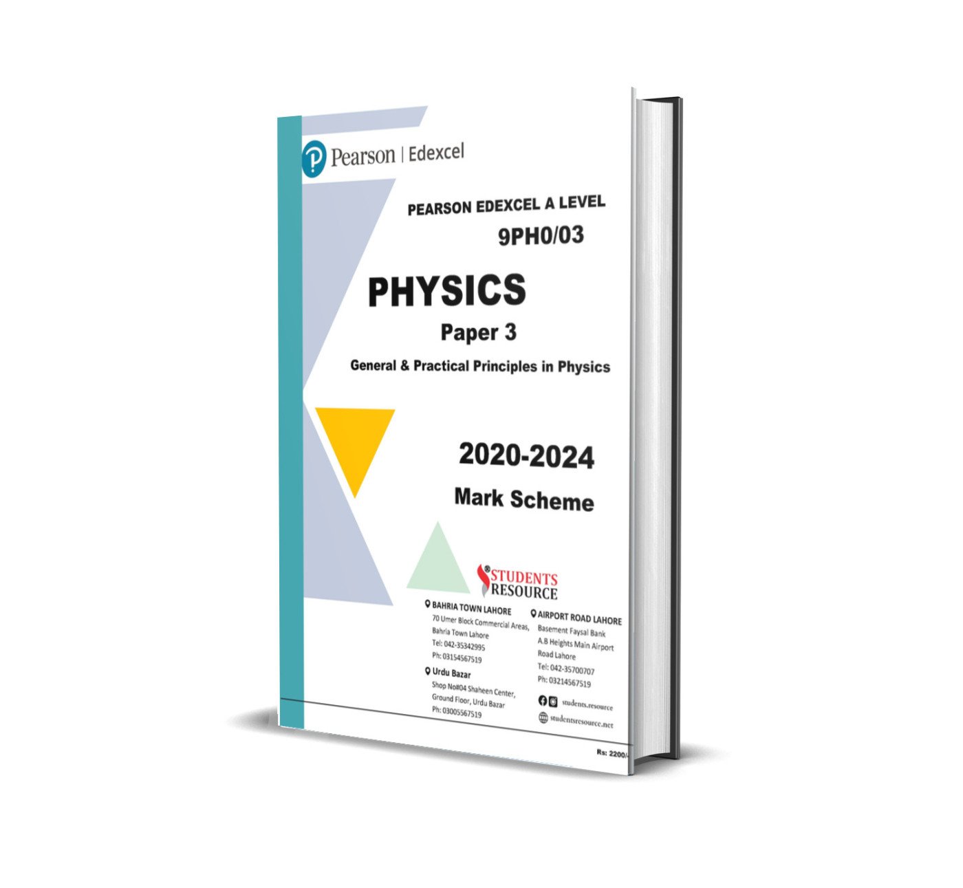 A Level Physics Paper 3 | 8PH0/03 | 2020-2024 | Mark Scheme | Ring Bind