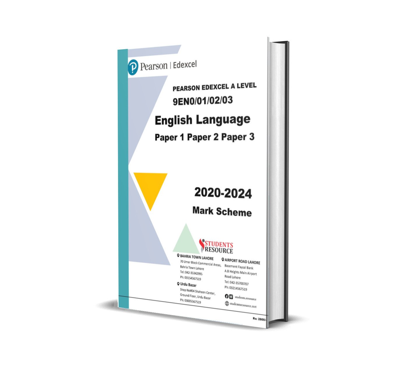 A Level English Language Paper 1 , 2 & 3 Combine | 9EN0/01 , 02 & 03 | 2020-2024 | Mark Scheme | Ring Bind