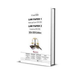 A Level Law 9084 Paper 1 & Paper 2 Yearly | 2021-2025 | Ring Bind | Answer Keys